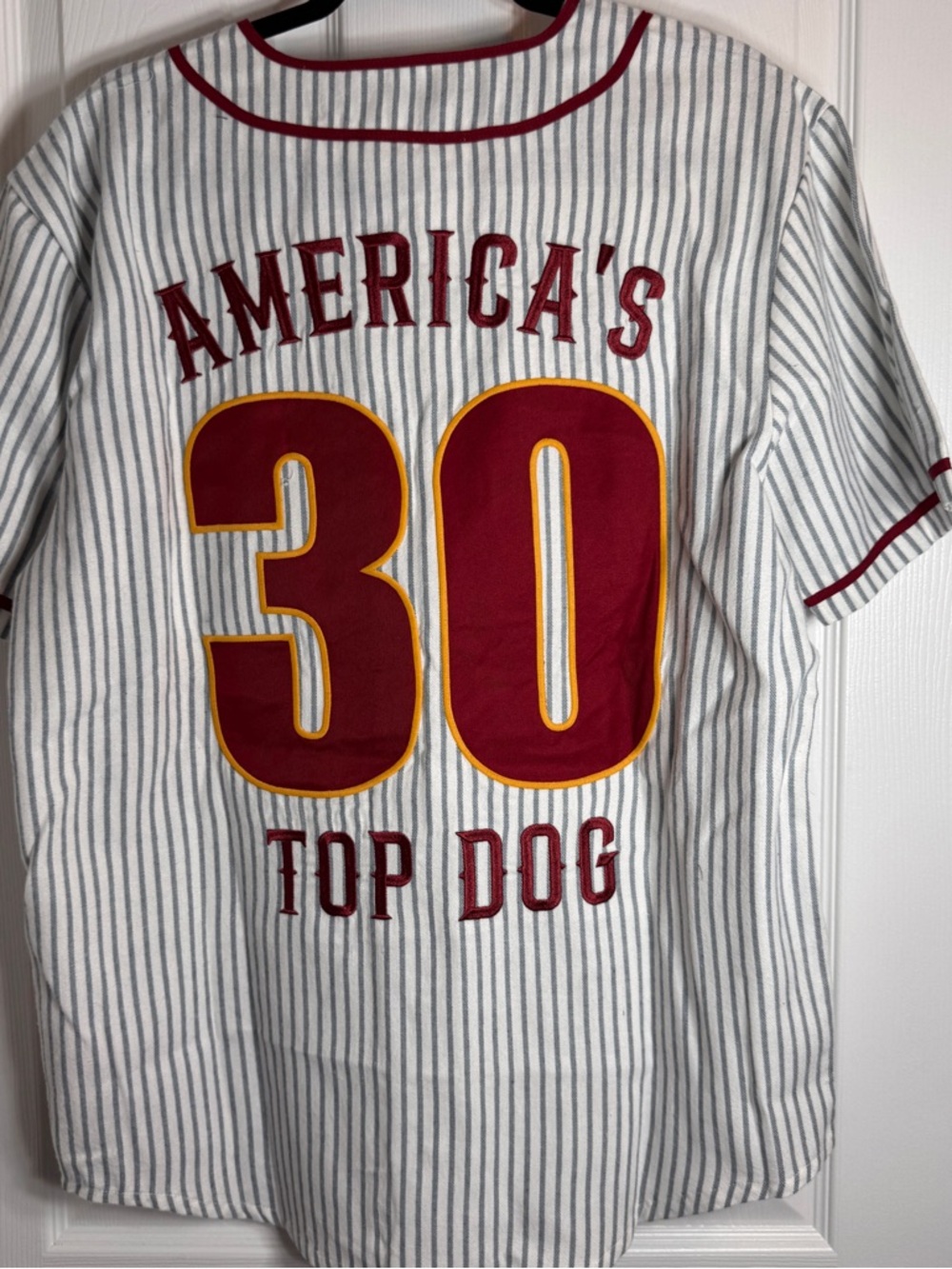 NWT. Disney Parks Pluto 95th Anniversary Baseball Jersey - Size Large - Picture 3 of 12